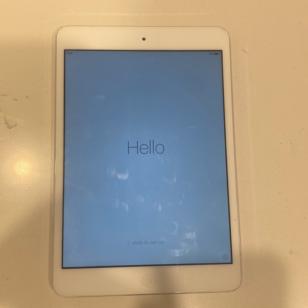 IPAD MINI. GREAT CONDITION. Used for movies on trips. Comes with case!